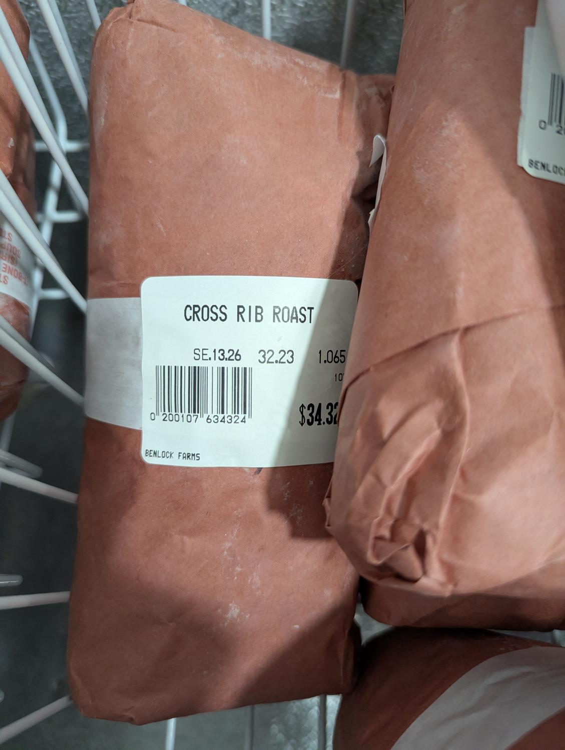 Cross Rib Roast